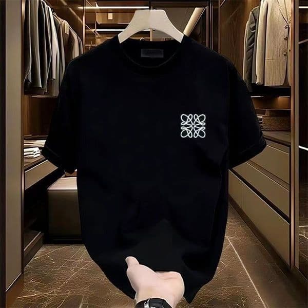 designer men t shirt high quality fashion casual simple embroidery heavy cotton t-shirt male and female couples must have asia plus size S--5XL