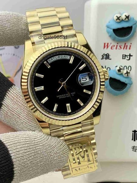 Top quality day date mens watch watches super clone watch 3255 mechanical movement sapphire crystal glass 904L steel 40mm 36mm with box IPQX