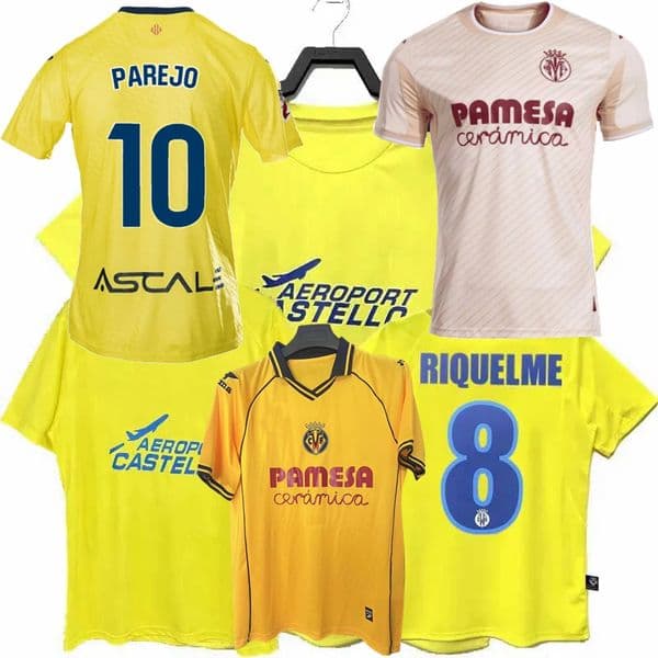 Retro 2005 2006 2008 2009 Villarreal Soccer Jerseys 2025 2026 CF FORLAN RIQUELME pires AYOZE MOLEIRO PAREJO FOYTH S.CARDONA GERARD R.ALBIOL Football shirts
