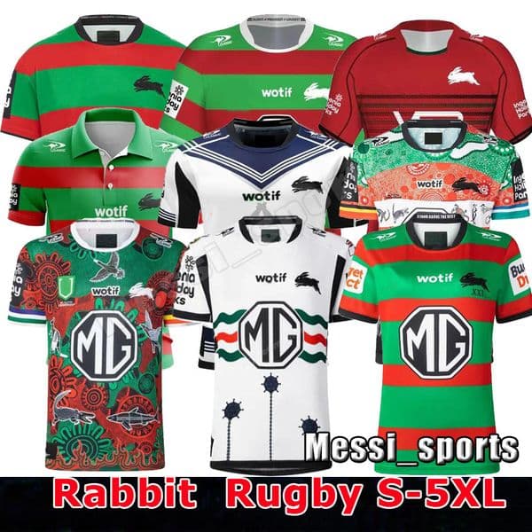 25 26 South Sydney Rabbitohs Rugby Jersey 2025 2026 Rabbit Home Away Mens Women Kids Kits League Vest Indigenous Training Rugby Hoodie T-Shirts