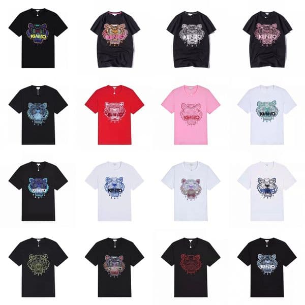 Y2K Kenzshirt Designer Tiger Head Graphic T-Shirt Unisex Oversized Soft Cotton Tee for Men Women Teens Students Casual Streetwear Daily School Wear