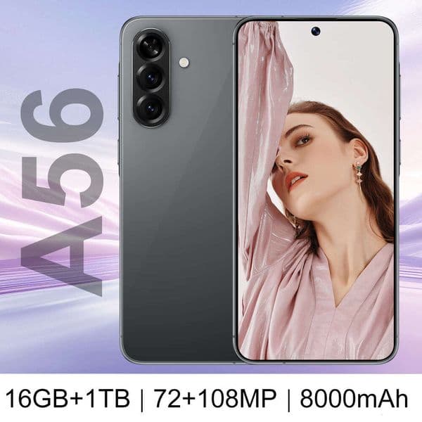 Best-selling A56 high-end cross-border mobile phone, true 4G, high-definition camera, large screen, global connectivity, direct shipment from the factory thumbnail 2