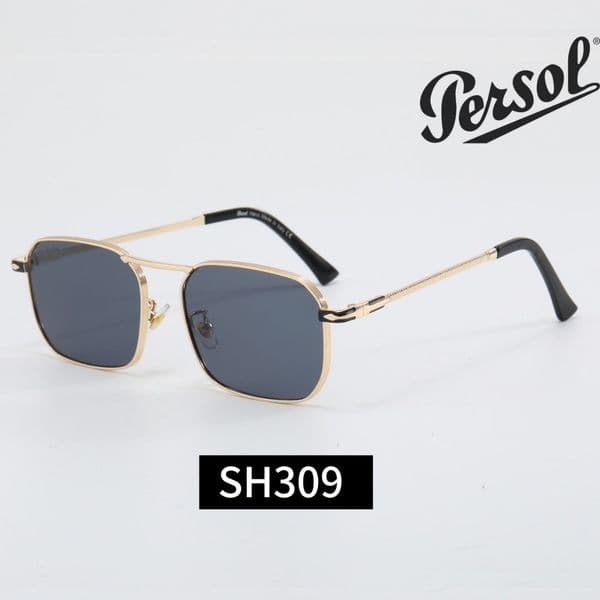 New Persols Designer Sunglasses Luxury Brand Sunglass UV400 Shades Square Metal Frame Fashion Classic Ladies glasses For Men Women With Original Box #SH309