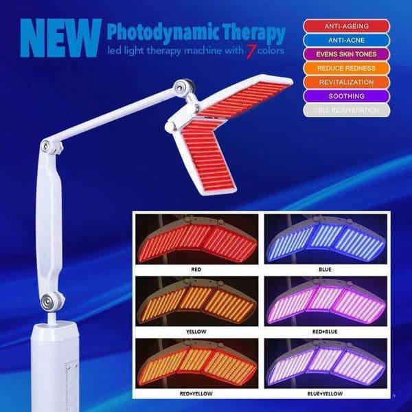 Ace PNewodynamic Therapy Skin Elasticity Strengthening Wrinkle Reduce Promote Cell Metabolism Acne Treatment Wound Recovery Standing Machine With 7 Colors LE