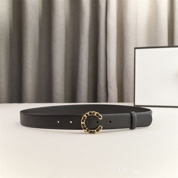 Classic Belt Luxury Mens Belt Designer Belts Woman Genuine Leather Smooth Buckle Width 2.5cm 3.0cm Various Styles Daily Outfit High Quality