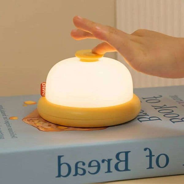 Kawaii Cute Desktop Decorative Baby Light Portable Night Lamp USB Rechargeable Children's Birthday Gift
