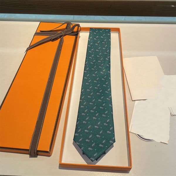 2026 Men Ties Fashion Silk Tie Designer Necktie Jacquard Classic Woven Handmade Necktie For Men Wedding Casual And Business Neckties With Box H27