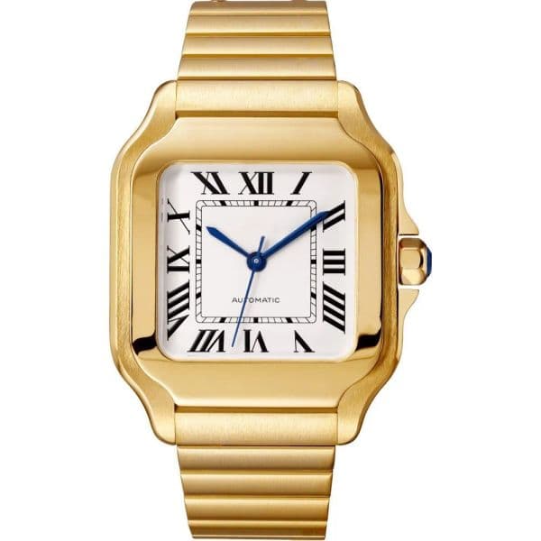 luxury men's watch - Skeleton design, stainless steel material. Women's watch - Grilled blue color. Fashionable hour hand women's watch.