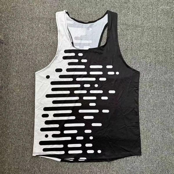 Men's Tank Tops 3D Print Fashion Geometry For Men Colorful Stripes Pattern Tees Summer Casual Loose Street Sports Round Neck Vest