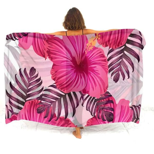 Polynesian Art Pattern Sarong Custom Seaside Resort Soft Comfort Hawaiian Fashion Beach Bikini Coat 260407