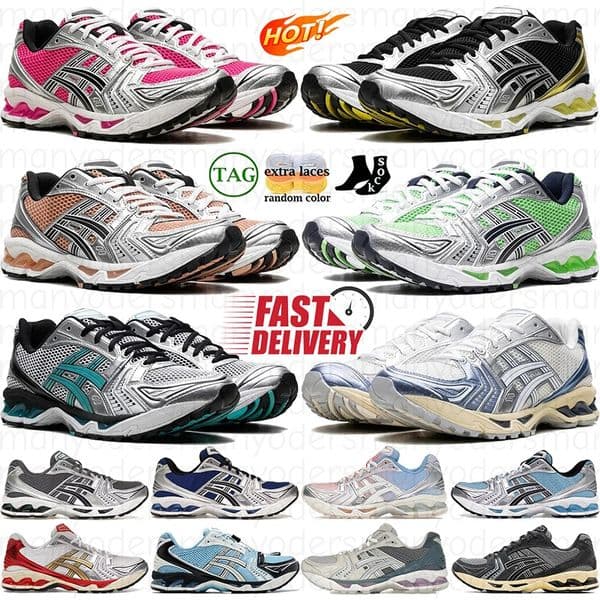 Asicshoe asicgel kayano14es kayanoes gel 14 asices running shoes mens womens designer shoes GK14 K14 sneakers sports sneakers 14 outdoor trainers EUR 36-47 with box
