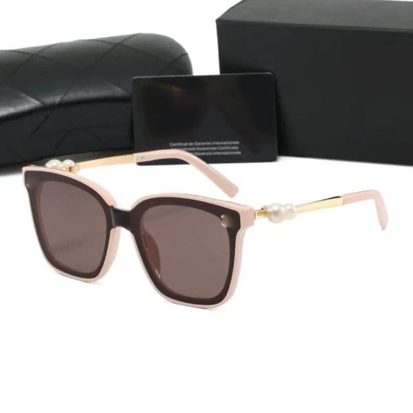 World Cup Designer Sunglass yeglass Glasses Pearl Black Rectangular Frame Sunglasses Luxury Women Men Glasses Sun glass UV400 lens Unisex sun glasses