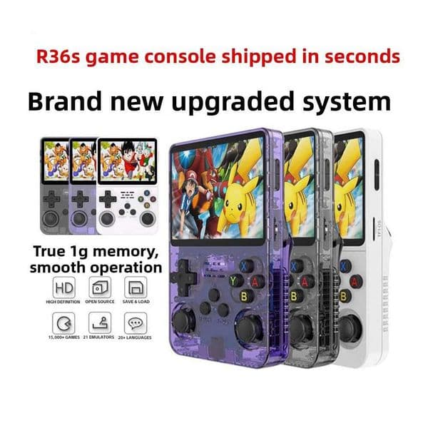 Portable Retro Arcade Nostalgic D Dual System New R S Open Source Handheld Game Console