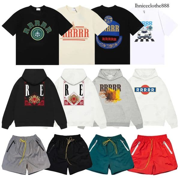 Tt Mens T-Shirts Letter Print Graphic Tee Shorts Set Streetwear Vintage Drawstring Sweatshort Casual Daily Two Piece Outfit b6