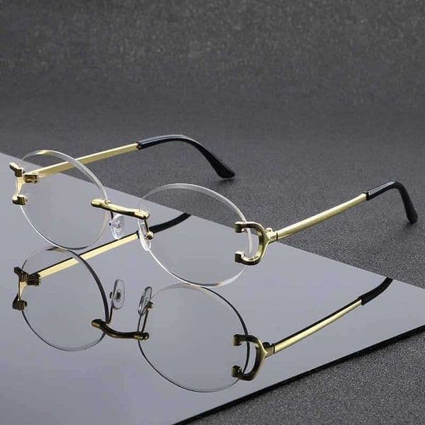 Clear Eye Glasses Frame Fashion Mens Decoration Vintage Carter Luxury Designer Eyewear Stylish Eyeglasses Rimless Optical High Quality