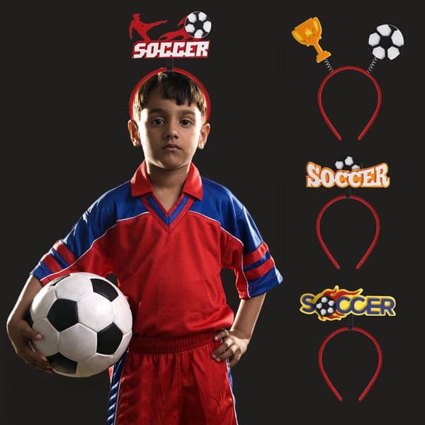Thematic Sports Party Accessories: Soccer-Inspired Headgear Decoration