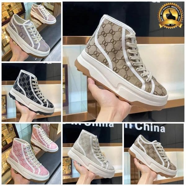 Designer Tennis 1977 Sneakers Designer Canvas Casual Shoes for Men and Women, Ais Rubber Sole, Embroidered Beige Washed Jacquard, Fast Shipping 77 Size 36-45
