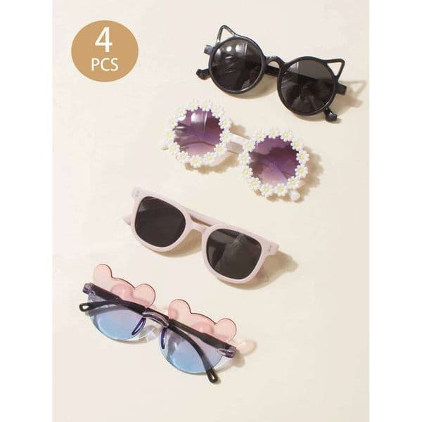 4PCS Sunglasses,Baby Boy And Baby Girl Sunglasses,Cool,Cute,Baby Sunglasses Gift,Spring Accessories,Summer Accessories S260422
