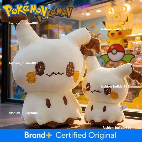 35/55/75cm Cartoon Pokemon Mimikyu Large Plush Toy Pillow Cute Anime Stuffed Doll Soft Fluffy Cushion Home Decoration Toys Gift