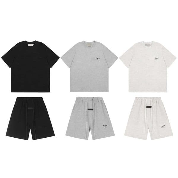 Sessentiailo mens designer t shirt shorts unisex clothes short sleeve printed 100% cotton overcoat tshirts streetwear for man tops shirts Fogy Summer Short Sleeve