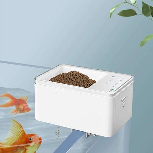 Small Automatic Smart Feeder Timing Quantitative Tank Accessories Guppy Food Dispenser For Ornamental Fish