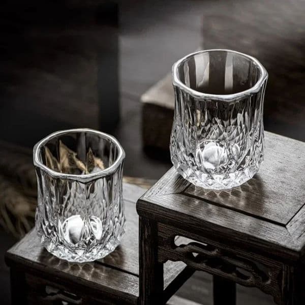 50ml Diamond S Glasses Scotch Whiskey Glass Transparent Cocktail Glass Bar Party Small Capacity Beer Glass Cup Home Drinkware 260422