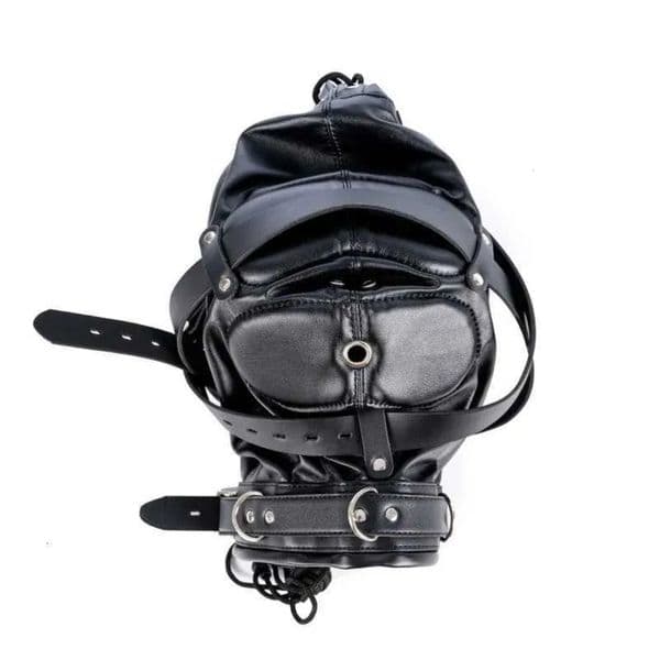 2026 Fetish Full Head Couple Adult Cosplay Games PU Leather Sexy Mask Hood Halloween Party Bondage Face Cover Role Play Costumes Xj250728 Free Shipping 002