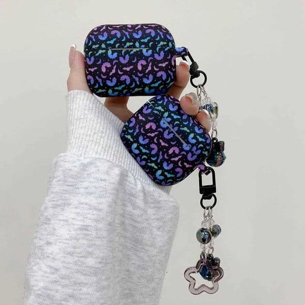 Colorful Starry Sky Gradient Butterfly Star Love Pendant Case For AirPods 1 2 3 4 AirPods Pro 2 Pro2nd Earphone Protective Cover J260423
