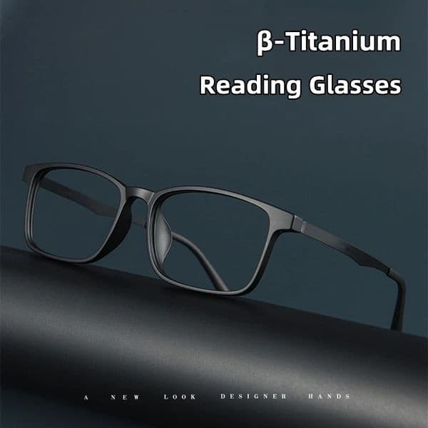 Ultralight Pure Pochromic Anti Blue Light Reading Glasses for Men Radiation Protection Computer Presbyopia Glasses260420