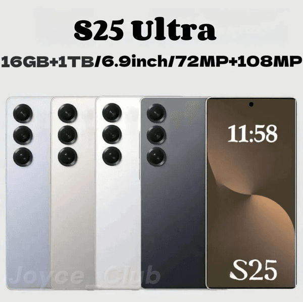 s25 ultra smartphone 7.3/6.9 Inch 5G 16GB+1TB Mobile Phones Unlocked Touch Play Screen cell phone Android Smartphone Camera HD Display S24Ultra