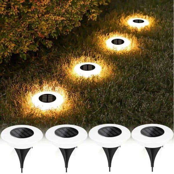 1/4Pcs Solar Step Lights Outdoor Lamp Garden Landscape Lighting Waterproof LED Path Light for Pathway Patio Driveway Decor 26W0423