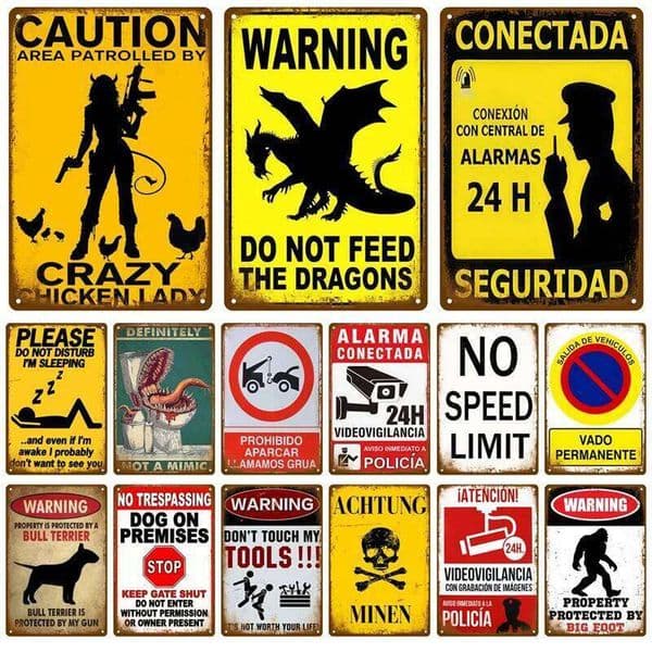Metal Poster Plates Bar Retro Wall Art Tin Sign Interior Outdoor Aesthetic Room Vintage Home Decor Items Decoration Luxury 26Y0423