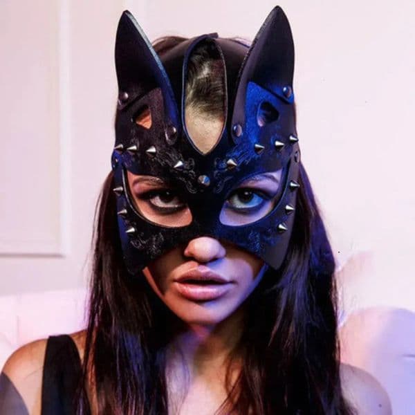2026 adult toys New Toys Gothic Punk Cat Cosplay Anime Sex Mask Bdsm Adult Game Halloween Fantasias Carnaval Fox Half Face Erotic Bondage Adult Toys Prom Sexy G 01