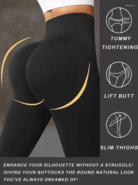 Women's Leggings High Waist Yoga Pants BuLifting Wide Waistband Adjustable BuLift Workout Trousers For Running Gym Fitne