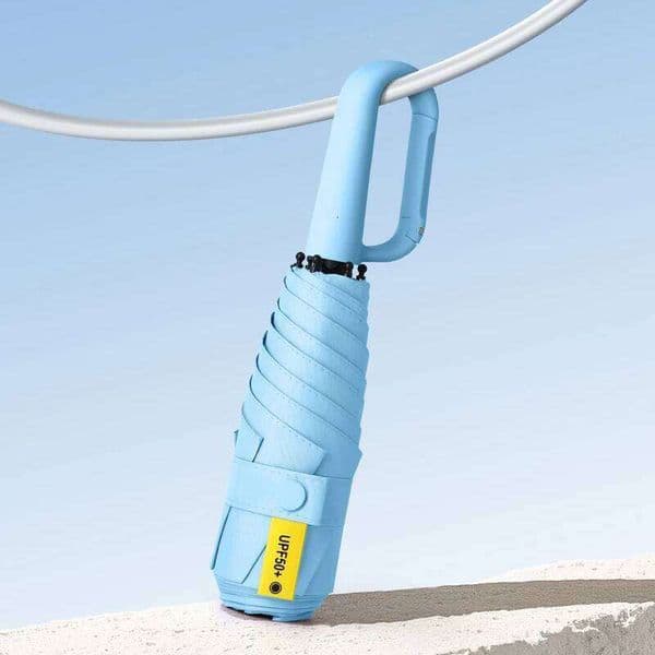 1 5-fold buckle mini windproof compact travel umbrella, durable design, convenient for commuting, office and daily use 26Y0423