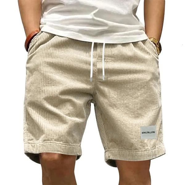 Vintage Cargo Shorts Mens Summer Trendy Retro Corduroy Short Pants Mens Casual Solid Color Shorts Sports Breathable Sweatpants 260421