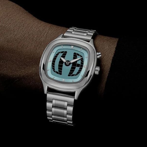 Blue selling Quartz Watch Men Color Square Y2K Pointer Number Dual Display Steel Personalize Watch Dynamic n Clcok 260422