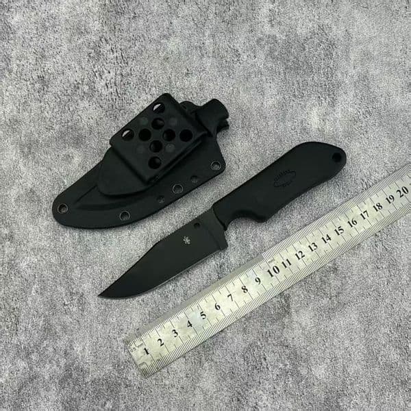 BK20 Survival Fixed Knife with Sheath 7Cr13Mov Blade High Hardness Survival Knife Portable Pocket Outdoor Knife EDC Tool