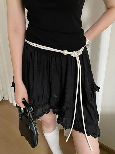 HighEnd Feeling Thin Waist Rope For Women Summer WaistCinching With Skirts Slimming And Versatile Belt Personality 260422