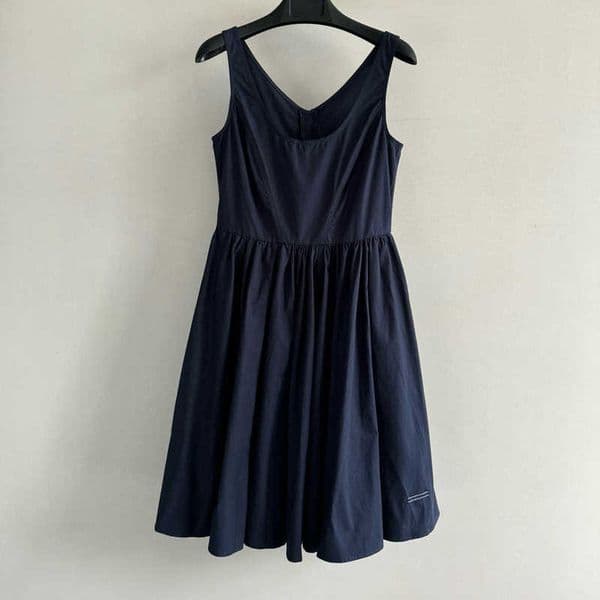 women Basic Casual Dresses Designer large hem dress youthful and versatile old money style new spring/summer product 10SU