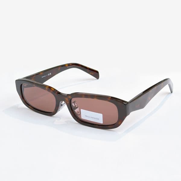 Tortoise Brown Square Sunglasses for Women Men 100% UV Protection Brown Lens Glasses Eyewear in Summer Anti-Reflective Shades for Travel, Beach, Outdoor