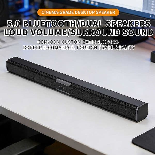 Bluetooth Speaker 5011 TV Long Sound Bar Subwoofer High Volume Dual Speakers Mobile Phone Home USB Flash Drive Speaker Q260423
