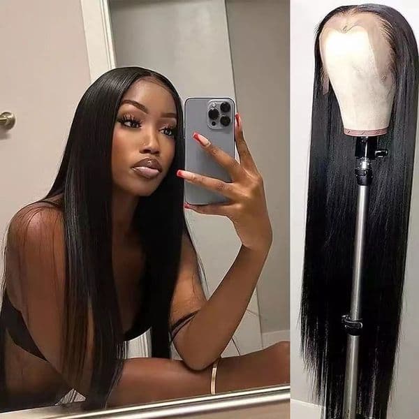 Popularity New Wig for Women, Long Straight High-Temperature Fiber Synthetic Hair Wig, In Stock