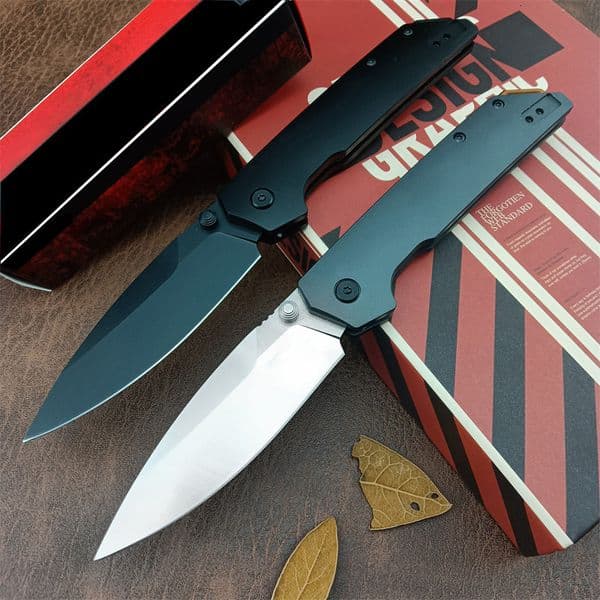 KS 2038 Aluminum Folding Knife with D2 Steel Blade A Lightweight folding knife and Durable Fishing Knife for Outdoor Emergencies
