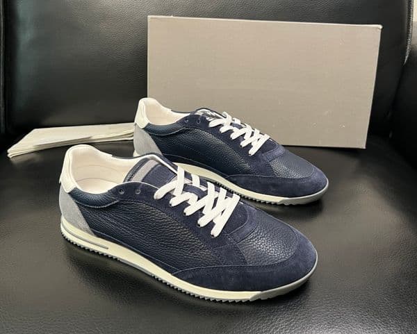 Designer Luxurys Dress Shoes Men's Shoes Luxury Casual Sneakers Trendy Sport Shoes Footwear Holiday Gifts Sheepskin Lining Top-Grain Cowhide Suede