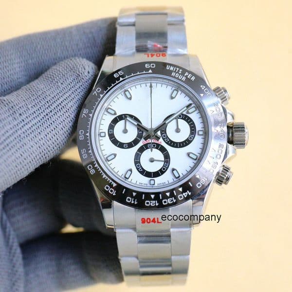 Top quality dayton watch day tona super clone watch 4131 mechanical movement mens watch cosmograph sapphire crystal glass 904L steel 40mm with box ZGZI