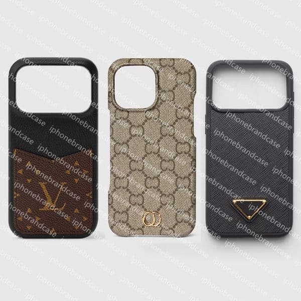 17 Pro Max Phone Case Designer iPhone Case Luxury Wallet Card Holder for Apple iPhone 16 Pro Max 15 Plus 18 14 13 12 Card package Dirt-resistant DHGATE 223