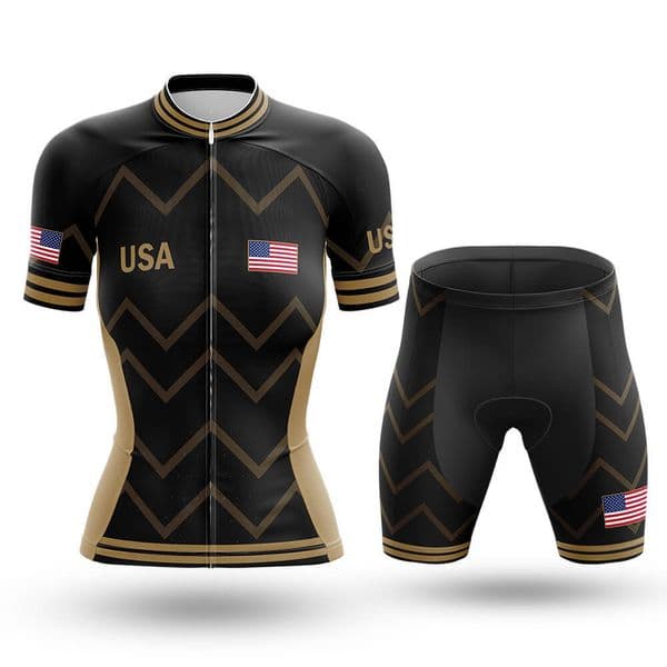 2026 Women USA Cycling Team Jersey Bike Shorts Set Ropa Ciclismo WomenS MTB Shirt Summer Pro Bicycling Maillot Bottom Clothing