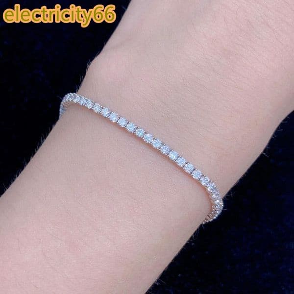 Export Quality Moissanite Diamond Studded Square Bracelets for Unisex Hip Hop Moissanite Bracelets For Wholesale Purchase