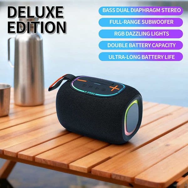 P PRO2 Wireless Bluetooth Speaker Outdoor Portable Handheld Desktop Mini Card Slot Subwoofer Audio Q260423